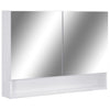 LED kylpyhuoneen peilikaappi valkoinen 80x15x60 cm MDF