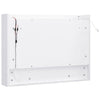 LED kylpyhuoneen peilikaappi valkoinen 80x15x60 cm MDF