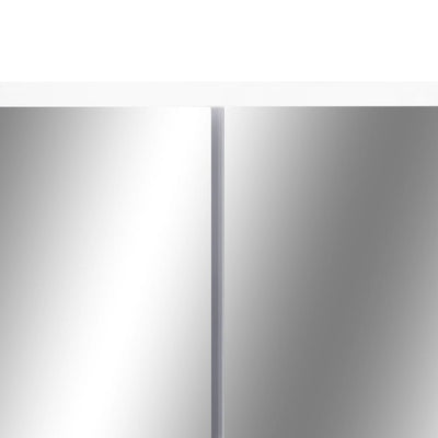 LED kylpyhuoneen peilikaappi valkoinen 80x15x60 cm MDF