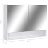 LED kylpyhuoneen peilikaappi valkoinen 80x15x60 cm MDF
