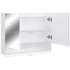 LED kylpyhuoneen peilikaappi valkoinen 80x15x60 cm MDF