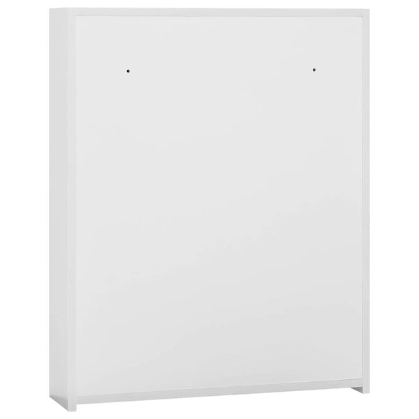Kylpyhuoneen peilikaappi valkoinen 60x15x75 cm MDF