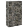 Gabion-kivikori kansilla galvanoitu teräs 900x30x50 cm