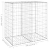 Gabion-kivikori kansilla galvanoitu teräs 100x60x100 cm