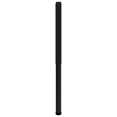 Säädettävät työpöydän rungot 2kpl metalli 55x(69-95,5) cm musta