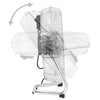Lattiatuuletin 3 nopeutta 55 cm 91,5 W