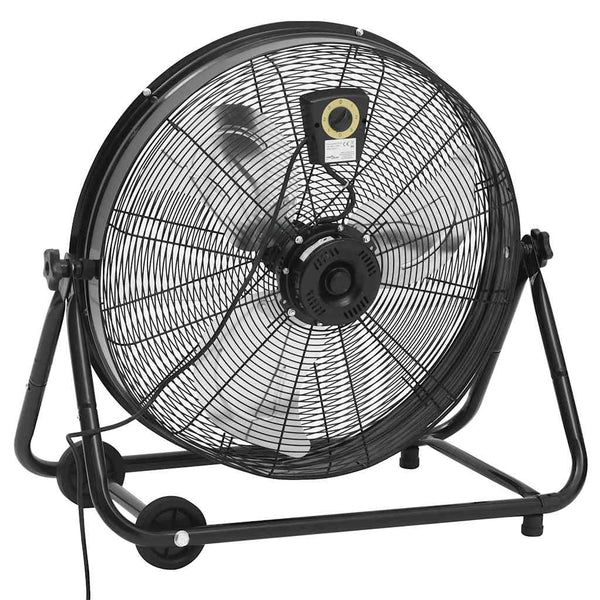 Teollisuuden rumputuuletin 60 cm 172,5 W musta