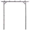 Puutarhan pergola harmaa 200x40x205 cm kyllästetty mänty