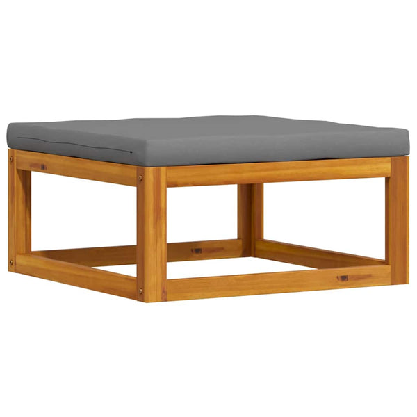 3-osainen Puutarhan lepotuolisarja tyynyillä täysi akasiapuu