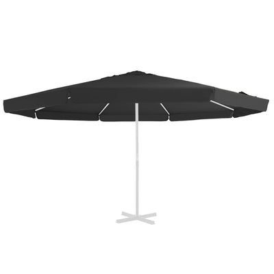 Aurinkovarjon vaihtokangas musta 500 cm