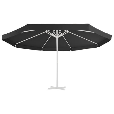 Aurinkovarjon vaihtokangas musta 500 cm