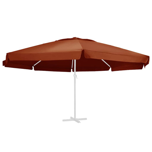 Aurinkovarjon vaihtokangas terrakotta 610 cm