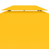 Keltainen huvimajan katto Cicu 4x3 m (2-kerroksinen, 310 g/m²)