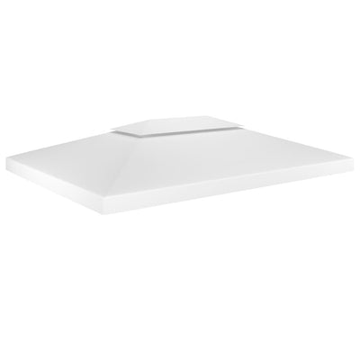 Valkoinen huvimajan katto Cicu 4x3 m (2-kerroksinen, 310 g/m²)