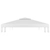 Valkoinen huvimajan katto Cicu 4x3 m (2-kerroksinen, 310 g/m²)