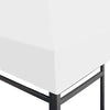 Valkoinen huvimajan katto Garnett 4x3 m (270 g /m²)