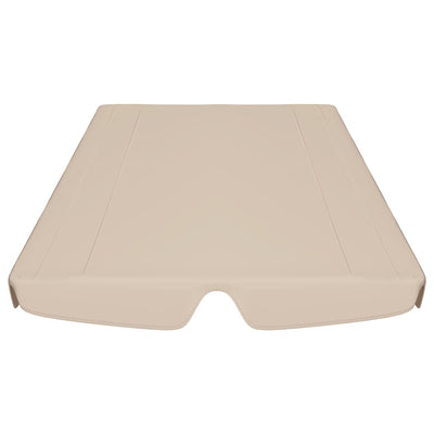 Beige vaihtokatos puutarhakeinuun Dermiza 188/168x145/110cm