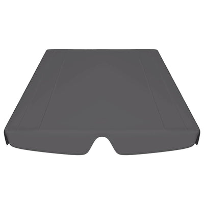 Antrasiitti vaihtokatos puutarhakeinuun Dermiza 188/168x145/110cm