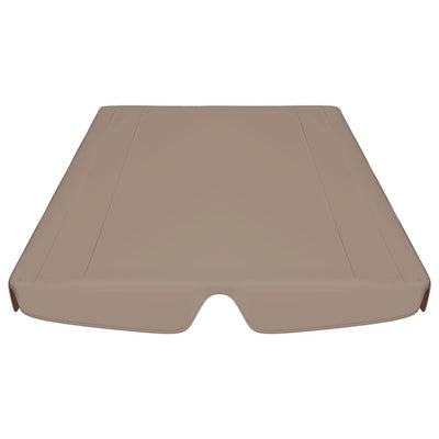 Harmaanruskea vaihtokatos puutarhakeinuun Dermiza 188/168x145/110cm