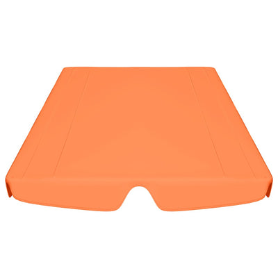 Oranssi vaihtokatos puutarhakeinuun Dermiza 188/168x145/110cm