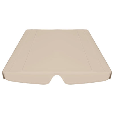 Beige vaihtokatos puutarhakeinuun Dermiza 150/130x105/70cm