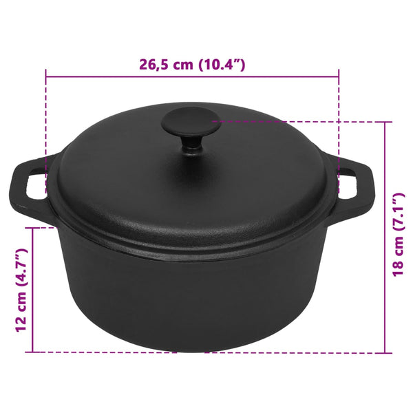 Pata Cimpiana Ø26,5cm (valurauta)