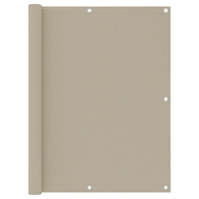 Parvekkeen suoja beige 120x300 cm Oxford kangas
