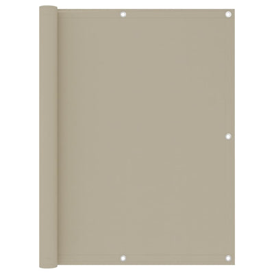 Parvekkeen suoja beige 120x400 cm Oxford kangas