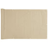 Beige parvekkeen suoja Elvin 120x500cm (oxford kangas)