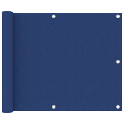 Parvekkeen suoja sininen 75x300 cm Oxford kangas