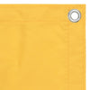 Parvekkeen suoja keltainen 75x600 cm Oxford kangas