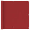 Punainen parvekkeen suoja Elvin 90x400cm (oxford kangas)