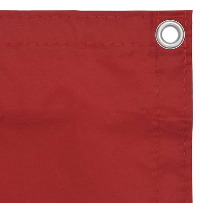 Parvekkeen suoja punainen 90x600 cm Oxford kangas