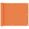 Oranssi parvekkeen suoja Elvin 75x300cm (oxford kangas)