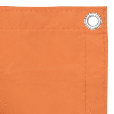 Parvekkeen suoja oranssi 75x400 cm Oxford kangas
