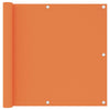 Oranssi parvekkeen suoja Elvin 90x600cm (oxford kangas)