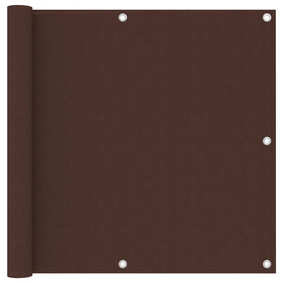 Parvekkeen suoja ruskea 90x600 cm Oxford kangas