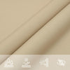 Aurinkopurje Oxford-kangas suorakaide 2x3 m beige