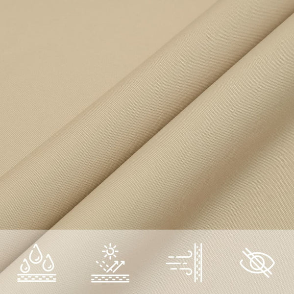 Aurinkopurje Oxford-kangas suorakaide 2x3 m beige