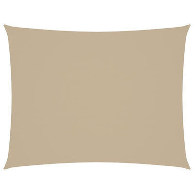 Beige aurinkopurje oxford-kangas suorakaide Larisia 2,5x3,5 m