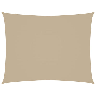 Beige aurinkopurje oxford-kangas suorakaide Larisia 2,5x4 m