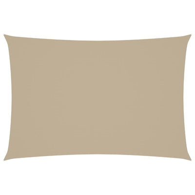 Beige aurinkopurje oxford-kangas suorakaide Larisia 2,5x4,5 m