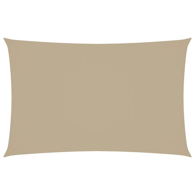 Aurinkopurje Oxford-kangas suorakaide 2,5x5 m beige