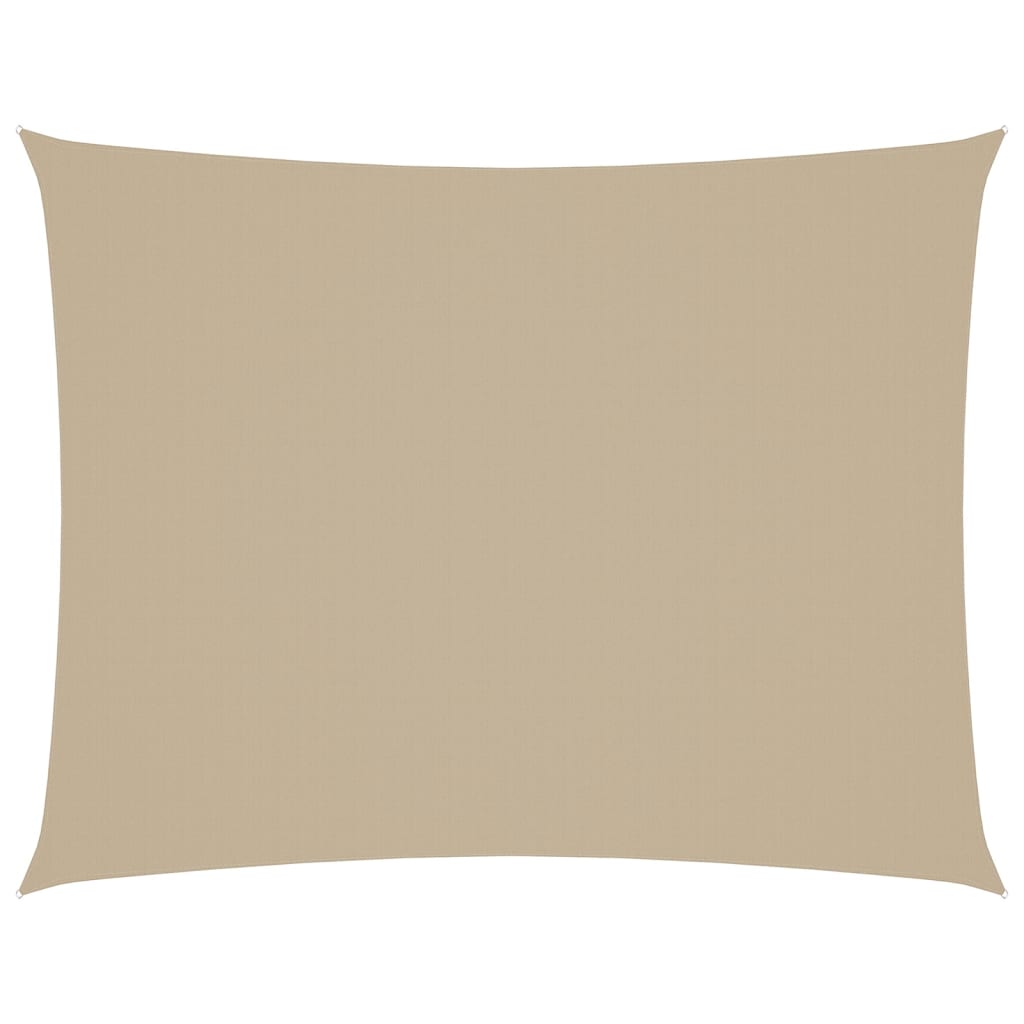 Aurinkopurje Oxford-kangas suorakaide 3x4 m beige