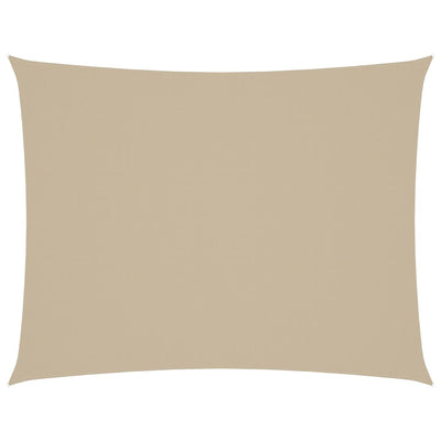 Beige aurinkopurje oxford-kangas suorakaide Larisia 3x4,5 m