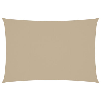 Aurinkopurje Oxford-kangas suorakaide 3x5 m beige
