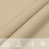 Aurinkopurje Oxford-kangas suorakaide 3x5 m beige