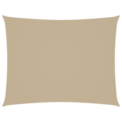 Aurinkopurje Oxford-kangas suorakaide 3,5x5 m beige