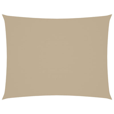 Aurinkopurje Oxford-kangas suorakaide 4x5 m beige