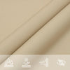 Aurinkopurje Oxford-kangas suorakaide 4x7 m beige